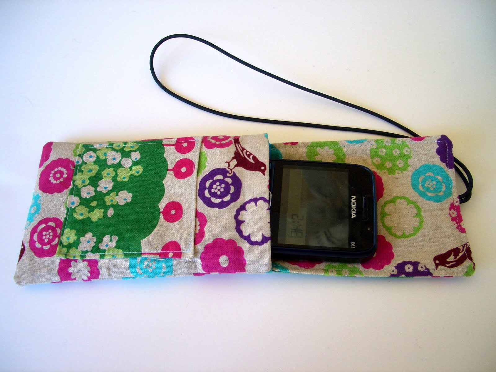 Cell phone pouch Hello Beautiful