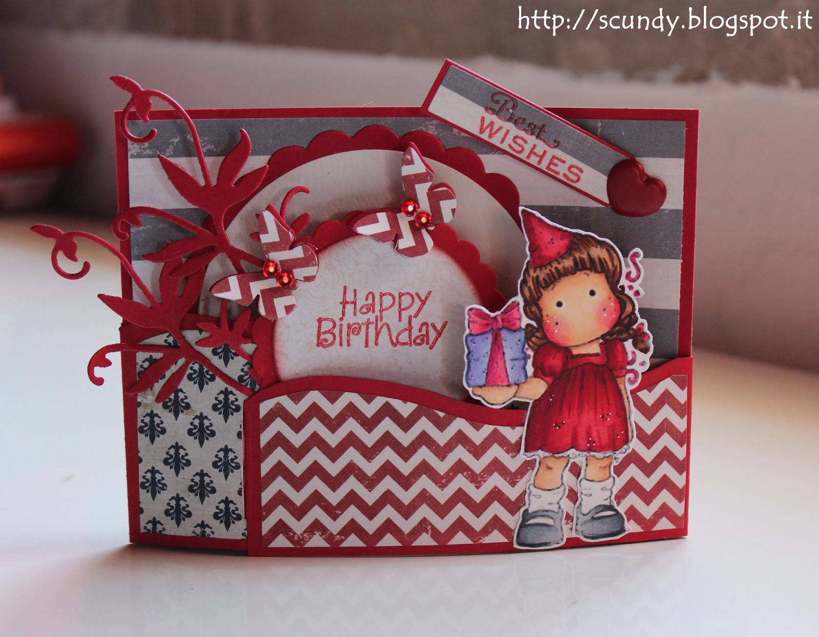 Scundy Scrap and Handmade Card Swap di Buon Compleanno Alessia