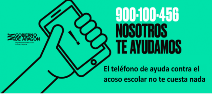 Teléfono gratuito contra el ACOSO ESCOLAR