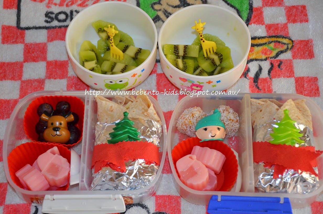 Bebento Kids Christmas Chicken Wraps