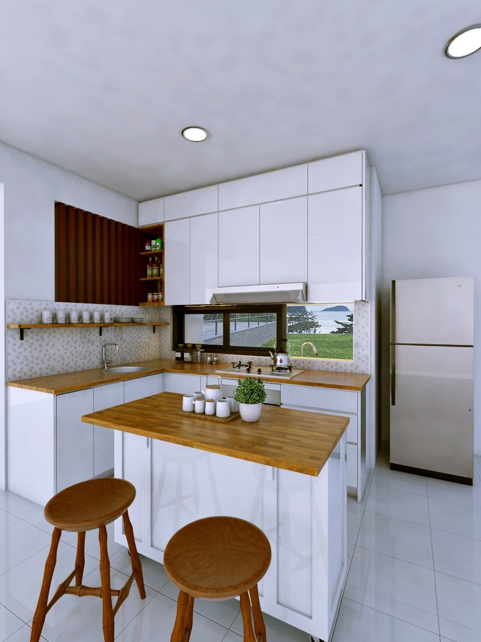 Dapur Di Bintaro Jendela Putih Studio Dapur Di Bintaro Jendela Putih Studio