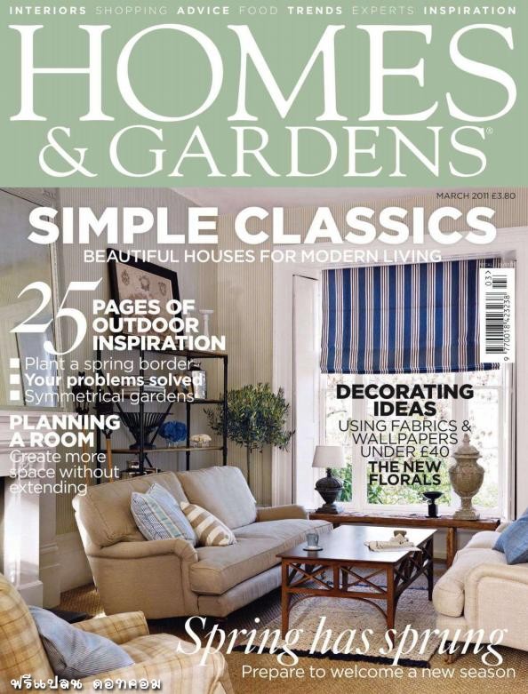 Homes & Gardens March 2011