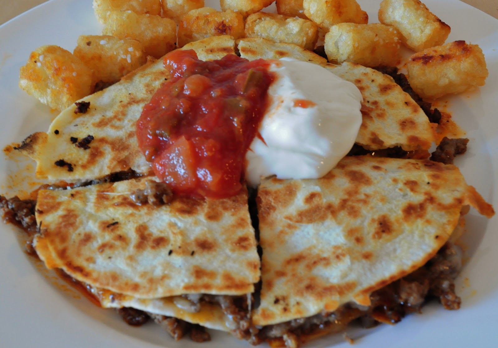 My Tiny Oven Taco Quesadillas