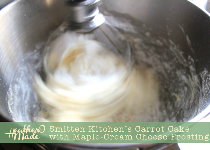 Heather O Made Smitten Kitchen's Carrot Cake with MapleCream Cheese