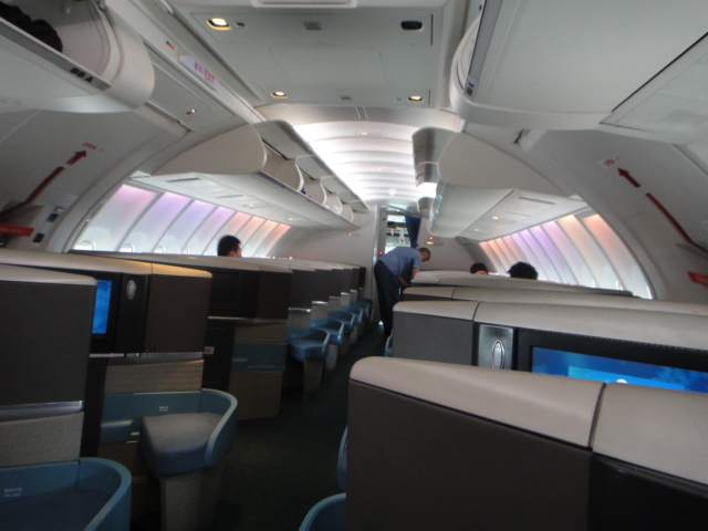 cathay pacific business class. Similar to the first leg of