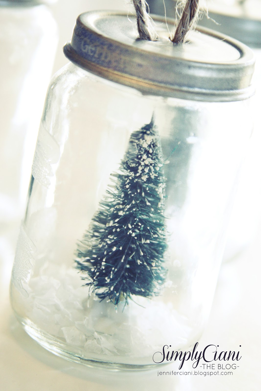 DIY Mason Jar Ornaments Simply Ciani