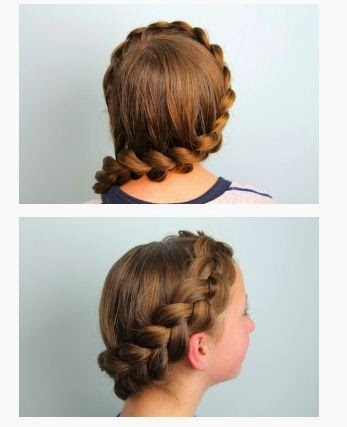 pancake braided hairstyle pancake braids