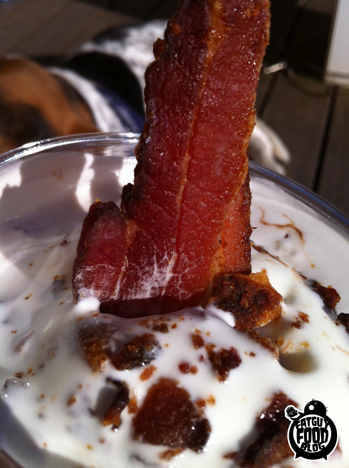 FATGUYFOODBLOG The Burger King Bacon Sundae