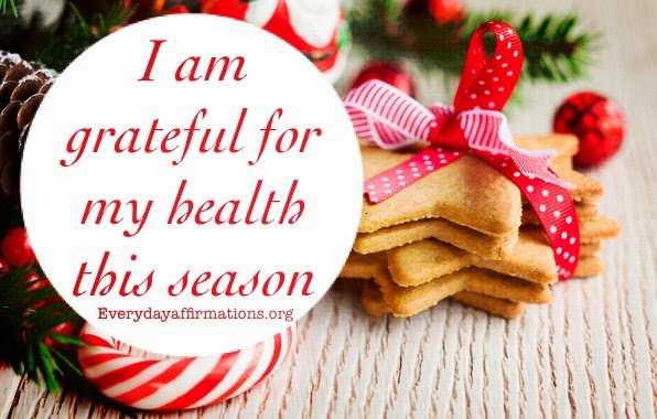 daily affirmations, affirmations for health, affirmations for Christmas, affirmations for new year