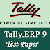 TALLY ERP ONLINE EXAM