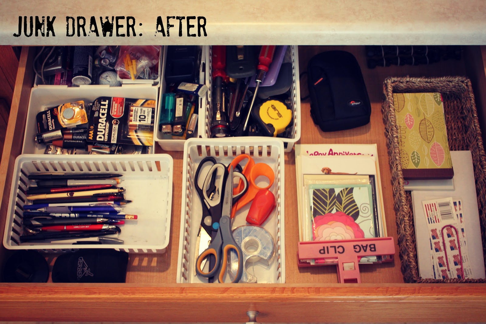 Organizing Our Home The Junk Drawer House by Hoff