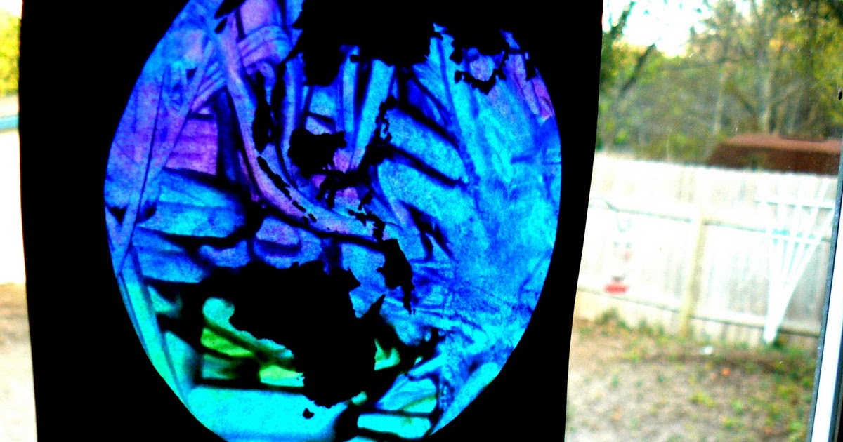 Having Fun at Home: An Easy Stained Glass Craft Technique