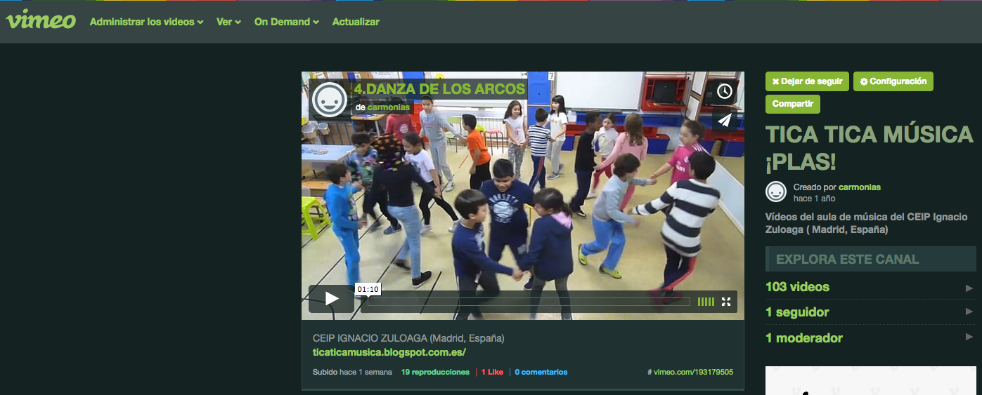 CANAL EN VIMEO