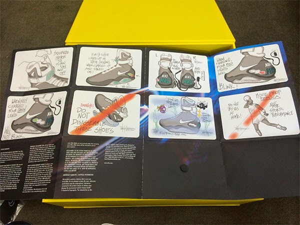 Instrucciones Zapatillas Nike Mag "Regreso al Futuro" Instrucciones Zapatillas Nike Mag "Regreso al Futuro"