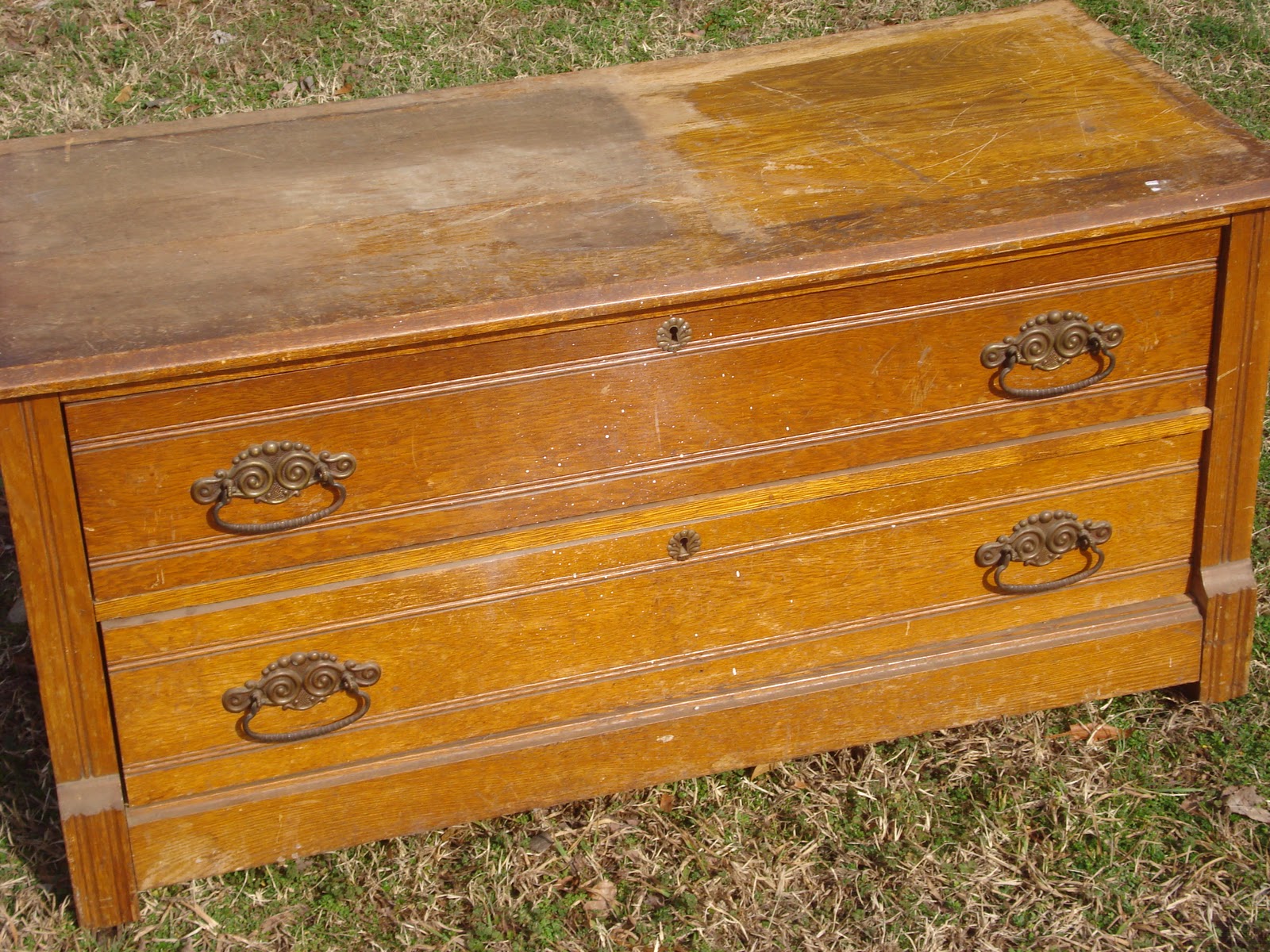 Simply Salvaged: Antique 2 Drawer Chest
