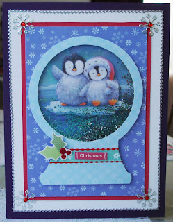 Snow globe christmas musical snowman build Lorraine Lives Here: Christmas snow globe cards…