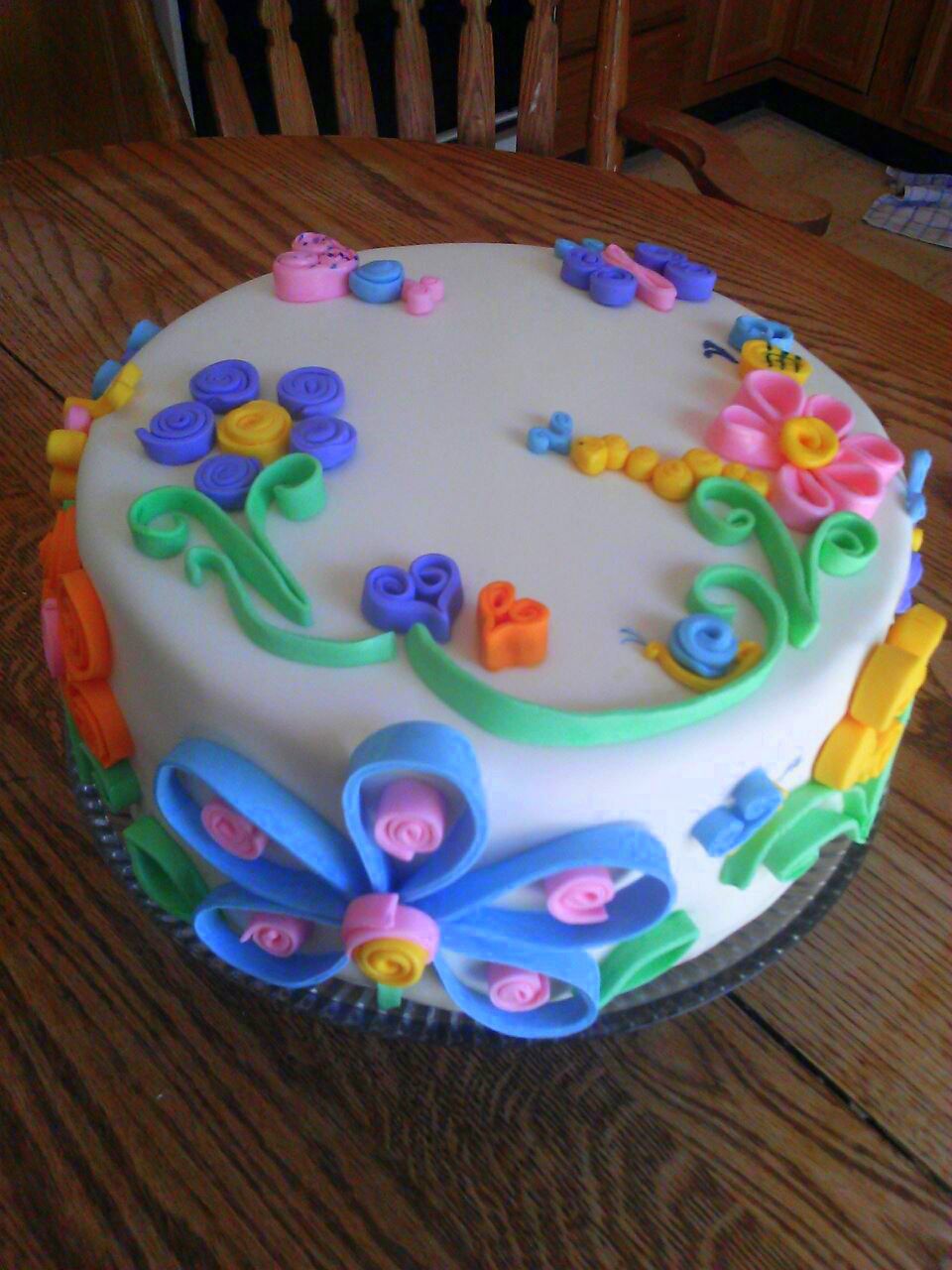 Sugar and Spice Inspiration Daughters Quilling with Fondant