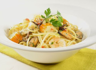 Spaghetti aux fruits de mer