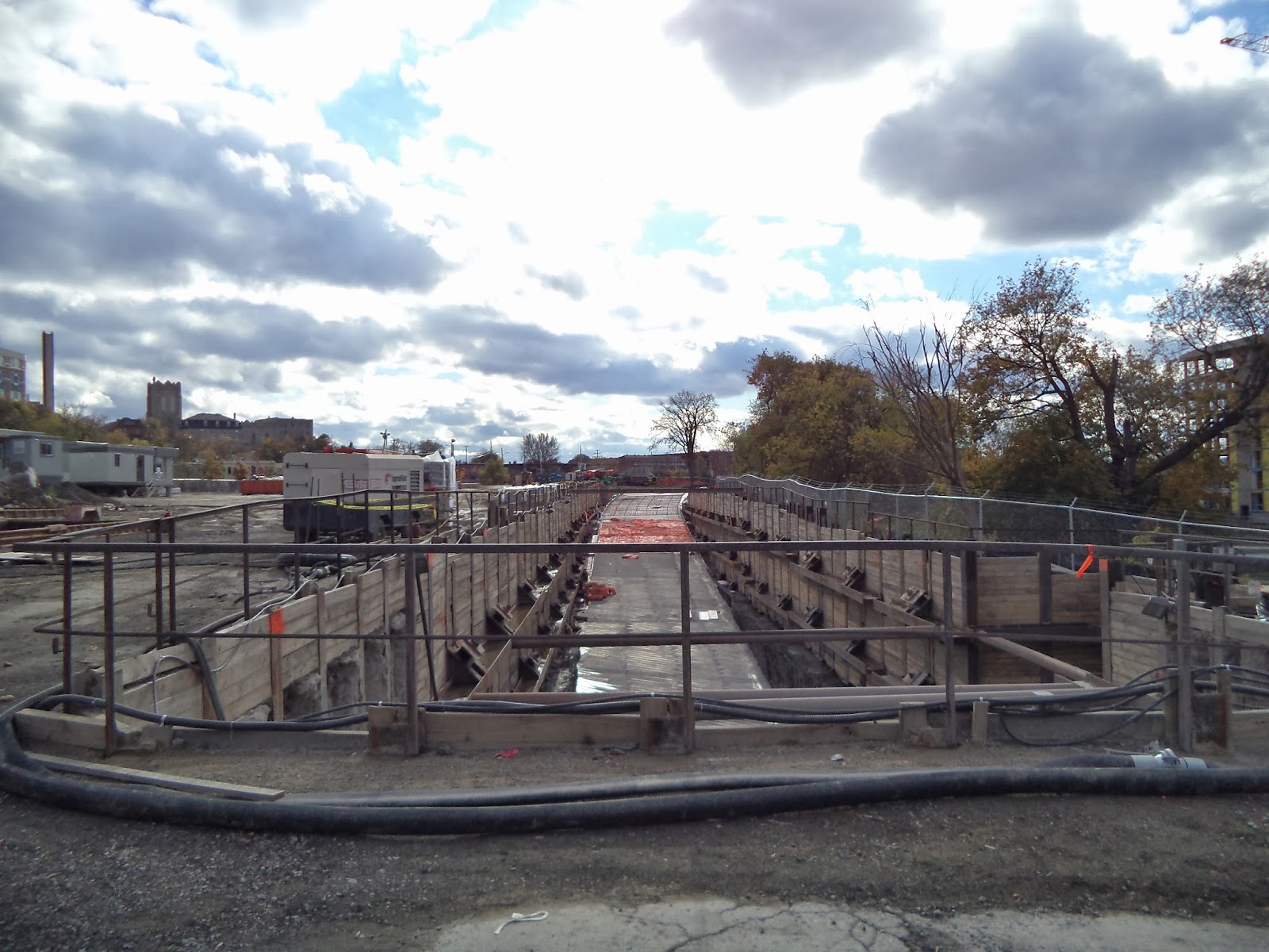Public Transit in Ottawa Construction update Downtown tunnel portals