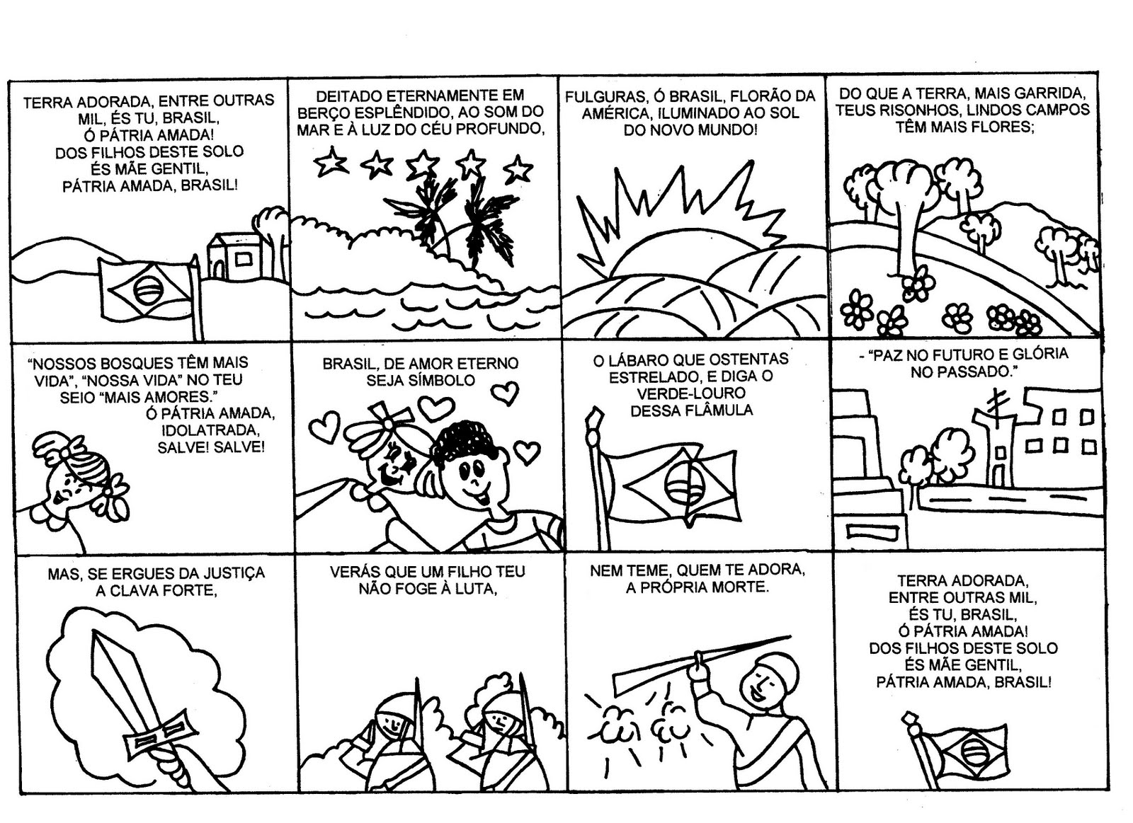 E.M. DIAS MARTINS Projeto Hino Nacional