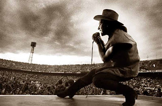 U2 Bono lead singer Joshua Tree tour in United States with cowboy hat With or Without You U2 Bono lead singer Joshua Tree tour in United States with cowboy hat With or Without You