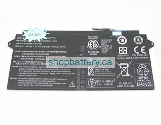  ACER Aspire S7-392 series notebook6-cell 6280mAh (47Wh) laptop batteries