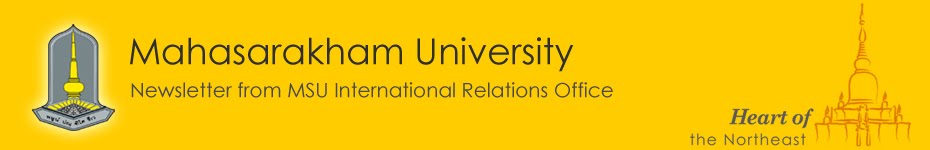 Mahasarakham University International Relations Newsletter