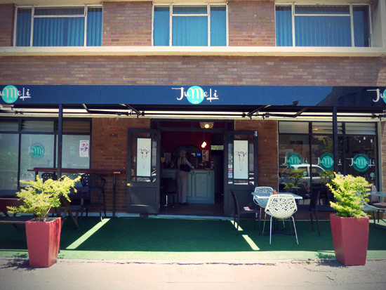 Jumeli, an awesome restaurant and coffee shop in Glenwood, Durban.