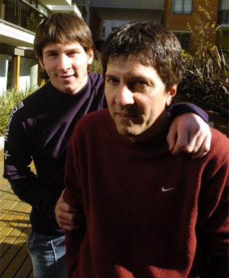 jorge messi y su hijo leo