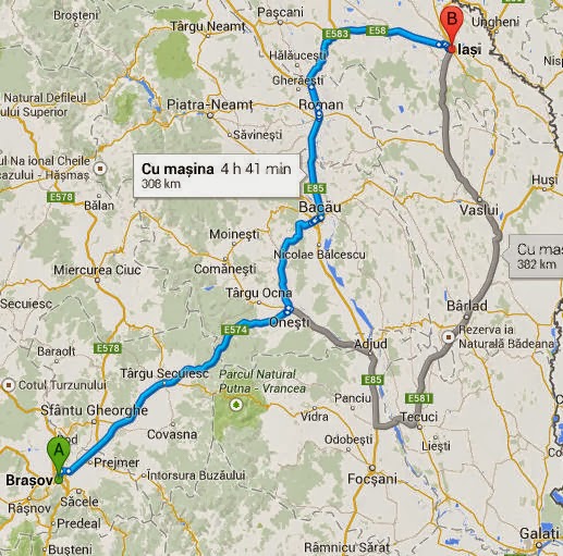 Deferlări Autostrada Iași Bacău Onești Brașov