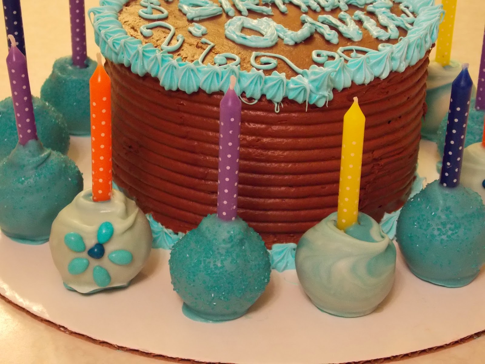 One Main Ingredient... Love. A Birthday Cake & Cake Pop Candles