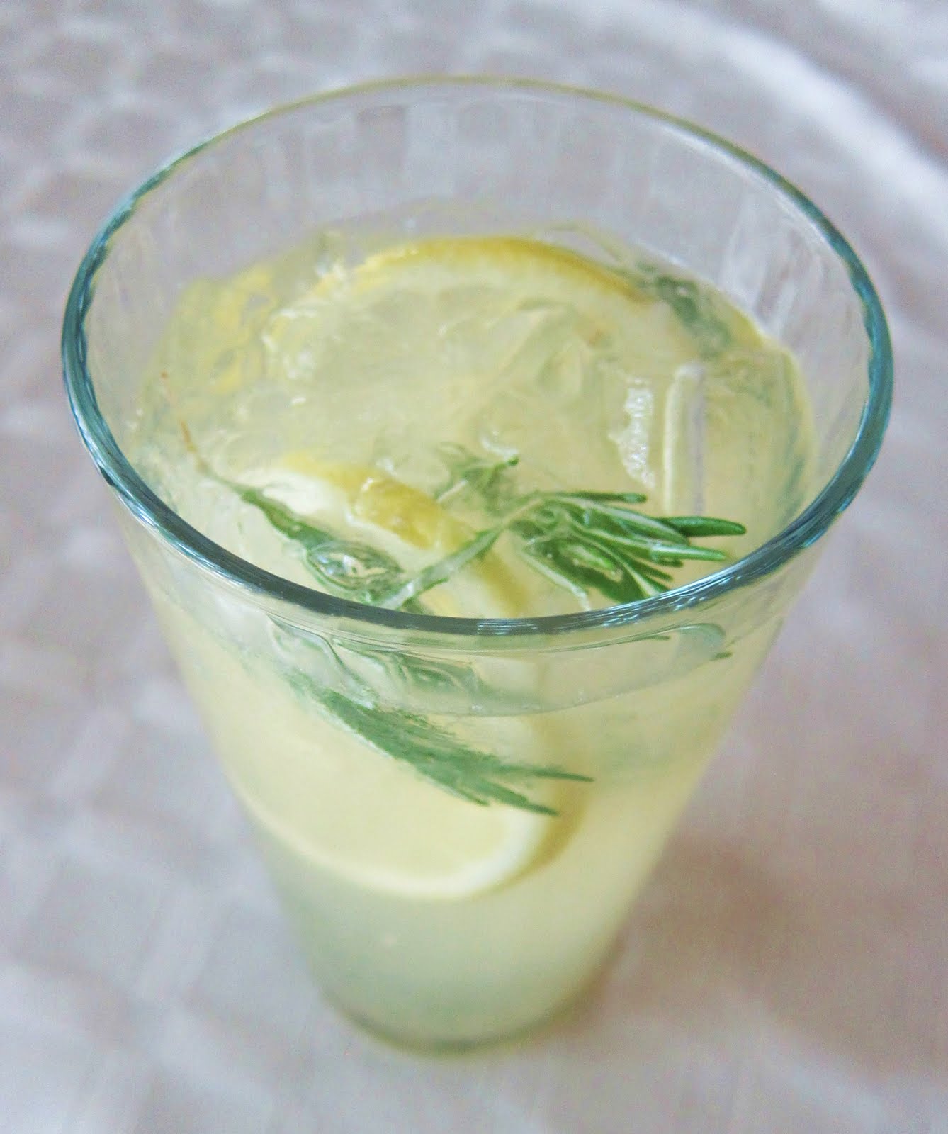 Garlic and Sea Salt Rosemary Gin Lemonade