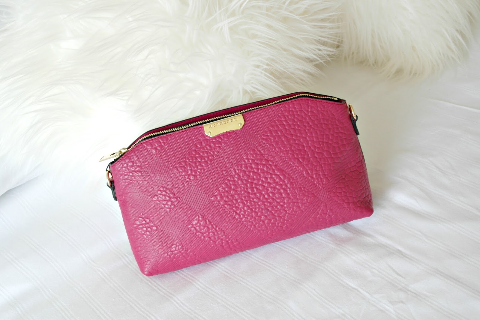 Burberry clutch handbag, fashion blog 