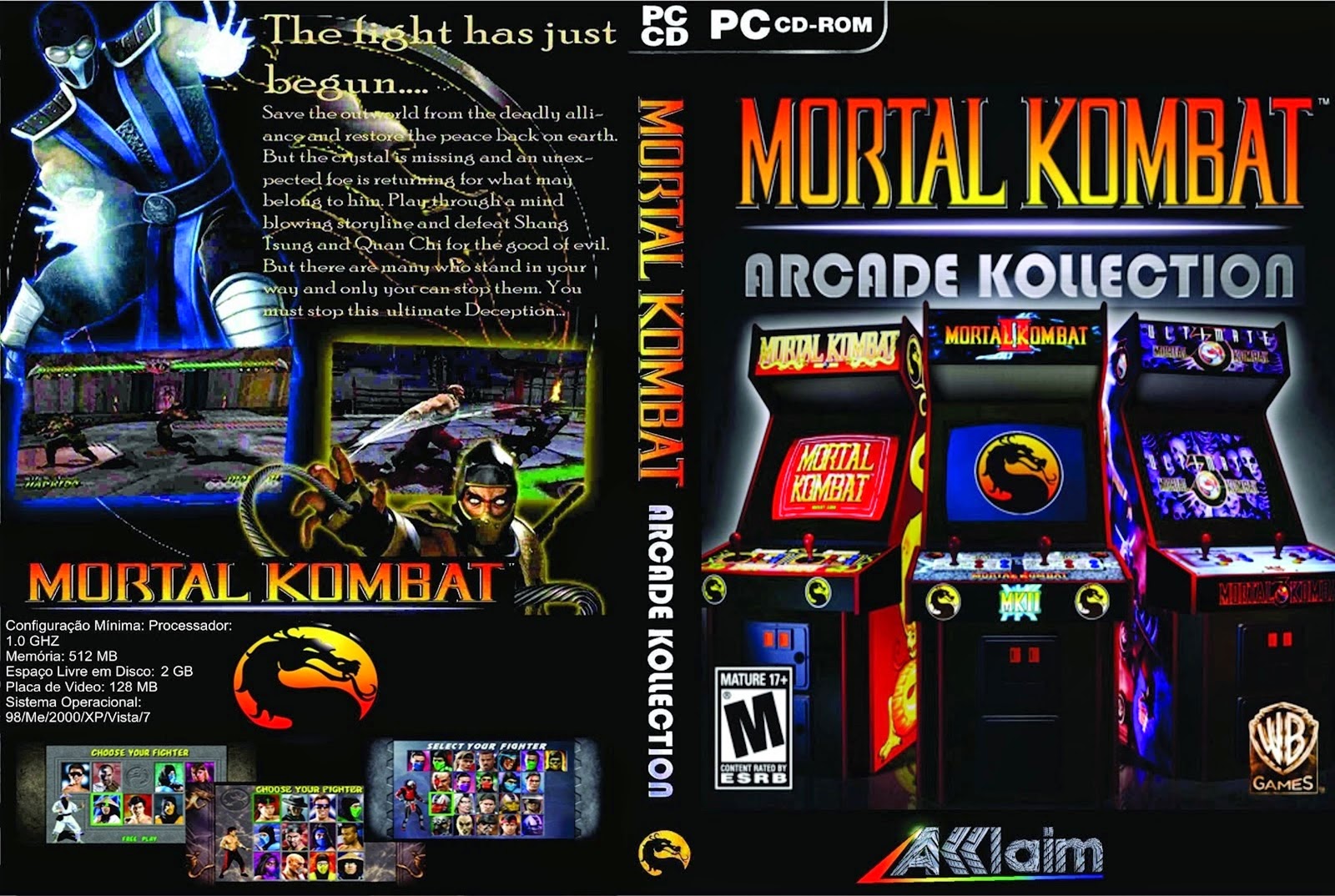 Tradução Mortal Kombat: Arcade Kollection