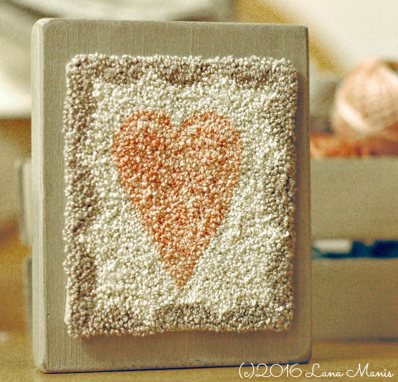 Honeysuckle Lane Punch Needle Project Finished!