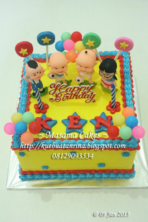 Masama Cakes Ipin Upin Birthday Cake For Ken...