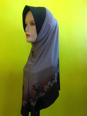 Tudung Mami Hawa Exclusive dengan harga borong + poslaju percuma! Tudung+Mami+Dual+Tone+Floral+MM002