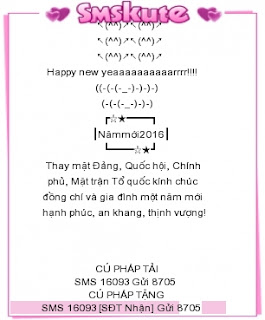 SMS chúc tết 2016 hay