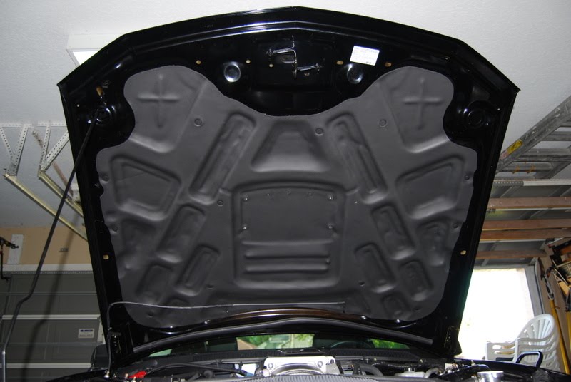 Aircraft firewall material hood liner insulation pad for Mustang, Corvette, Jaguar, many other