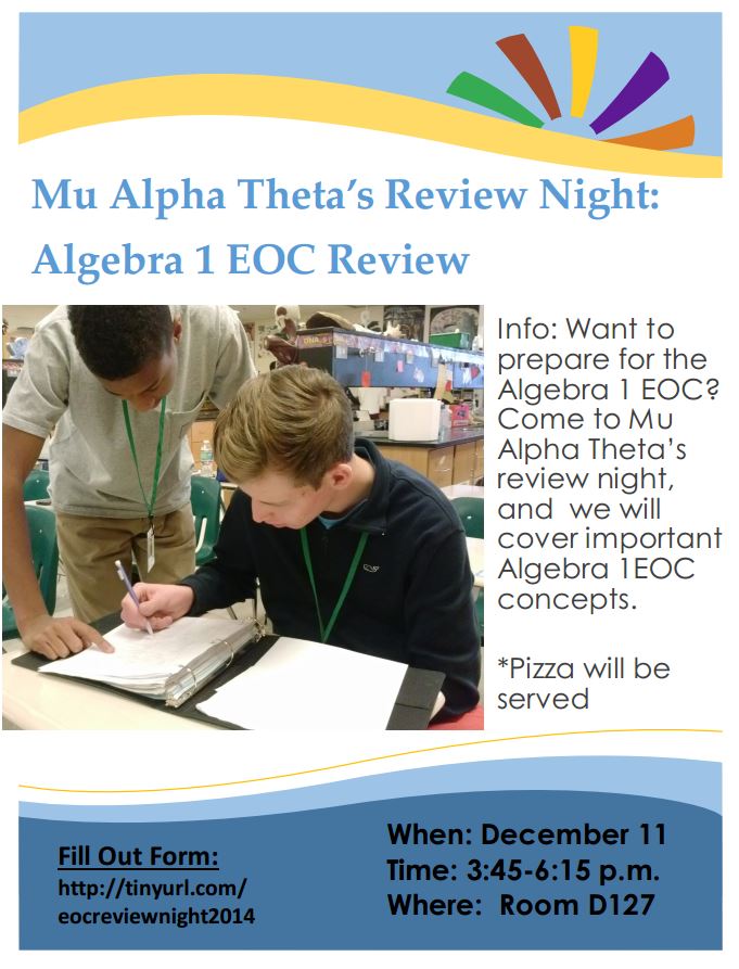 Viking Update Algebra 1 EOC Review