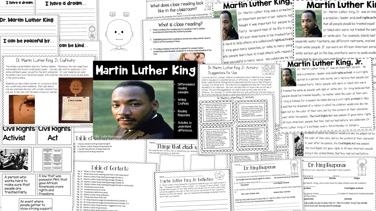 A First for Everything : Martin Luther King Ideas and Activities
