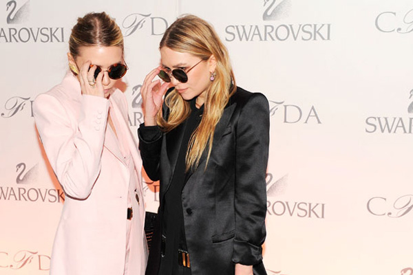 The Olsen Twins Suit Up For The CFDA Nominations 2011