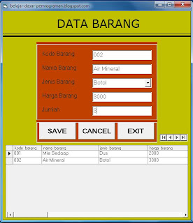 Cara Koneksi Database Office Access Ke Visual Basic 6.0 (Vb)  