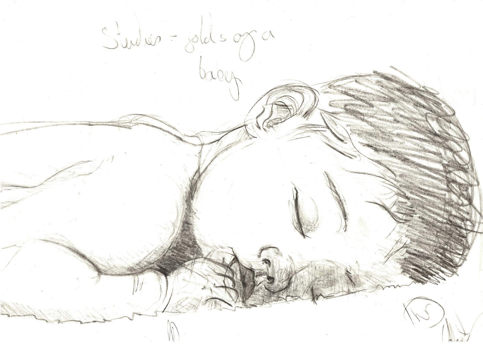 sketches of baby