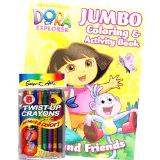 Dora The Explorer Coloring Book Set With Twist-up Crayons Lowest Price