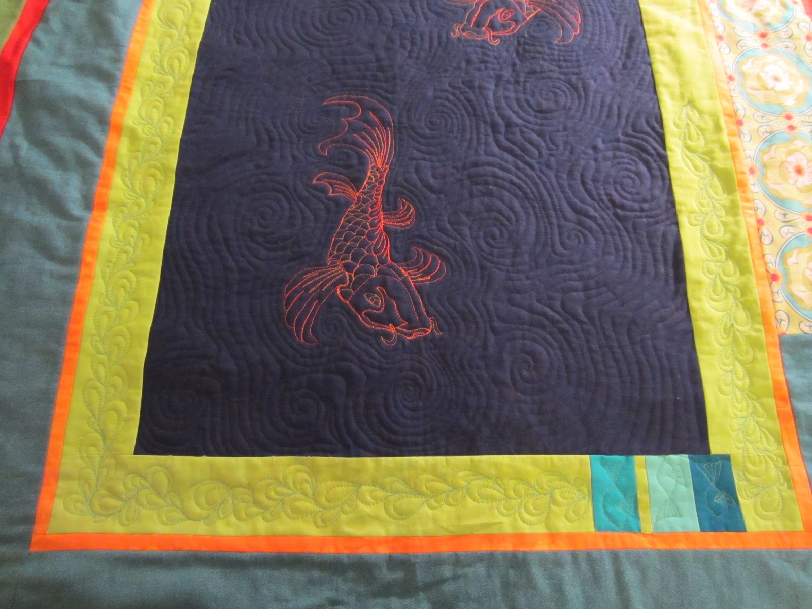 Color Me Quilty Koi Pond Quilt