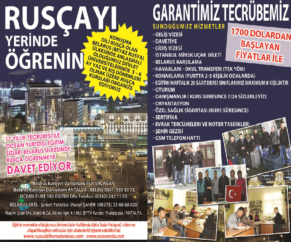 Beyazrusya Rusca Dil Kurslari Belarus Rusca Kursu Egitimi Uygun Fiyatlar