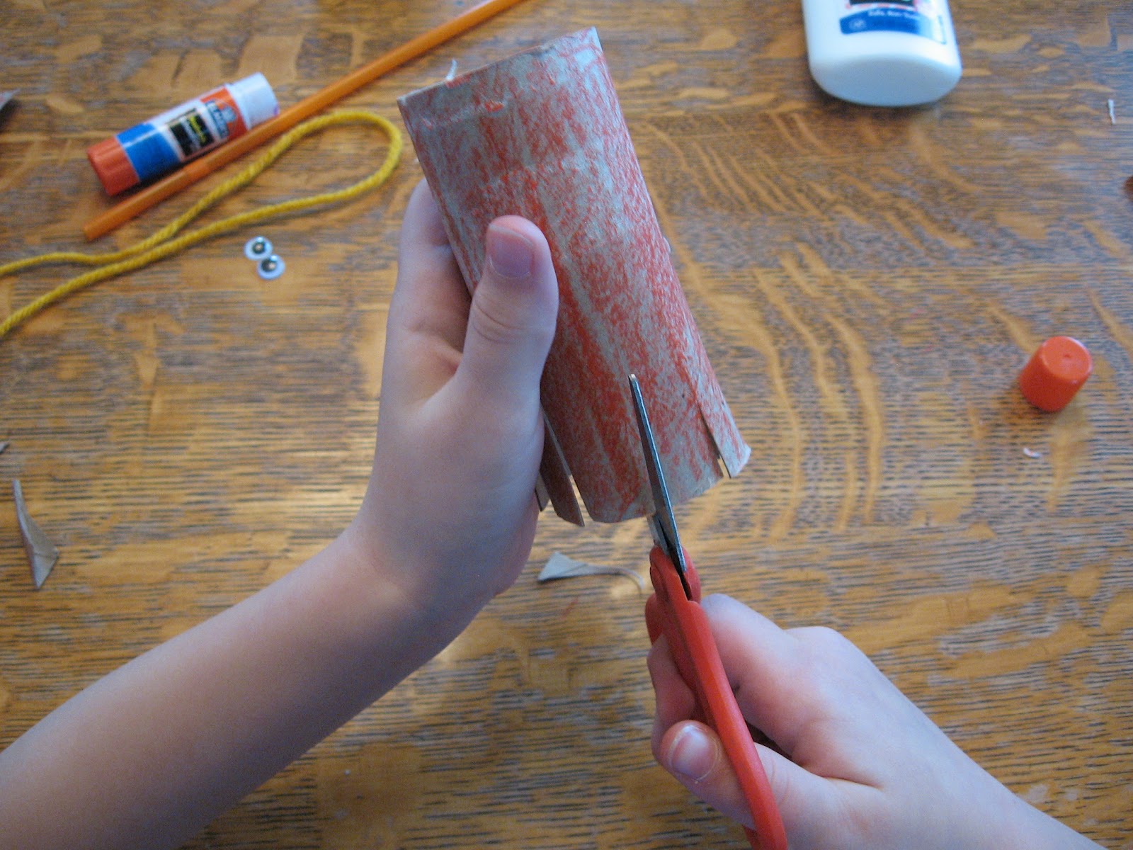 Almost Unschoolers Science Craft Toilet Paper Tube Squid