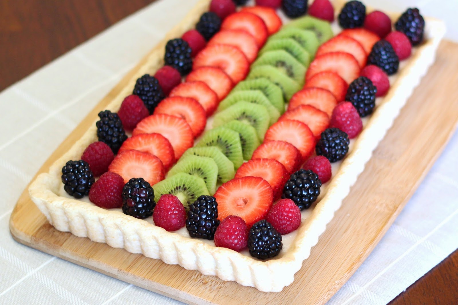 gluten free vegan fresh fruit tart