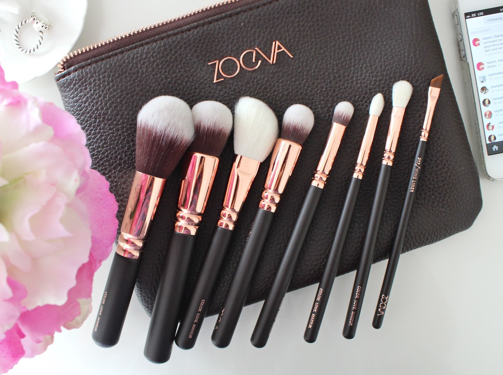 Zoeva Rose Golden Luxury Brush Set Couture Girl